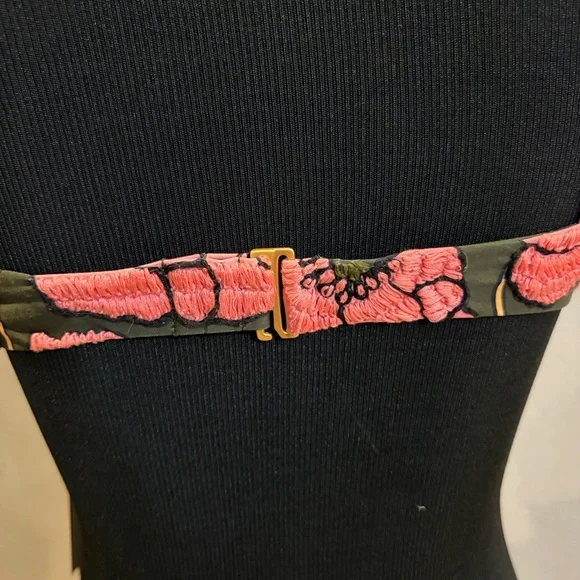 AGUA BY AGUA BENDITA Soya Botanica Rosa Embroidered Bikini Top NWT - Picture 11 of 16